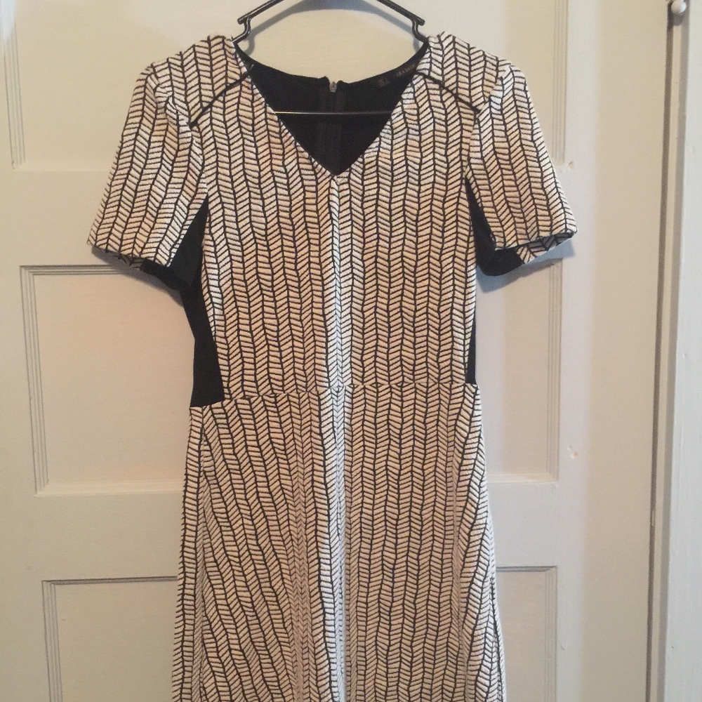 Black&White Zara Basic Dress Small